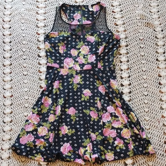 xhilaration fit and flare dress Leather Black Fit And Flare Gown Xhilaration Juniors Faux Leather Fit Flare Dress Black S, $16